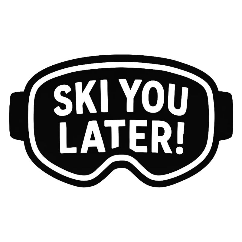 Lunettes de ski – À bientôt !