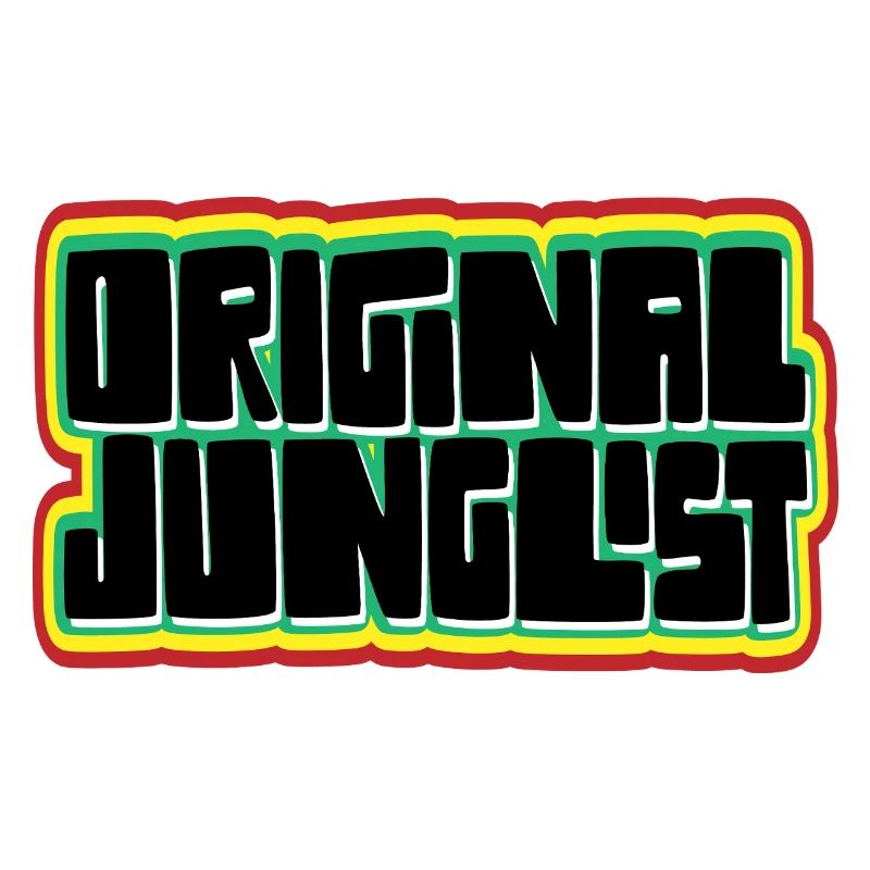 Original Junglist DNB Emblem