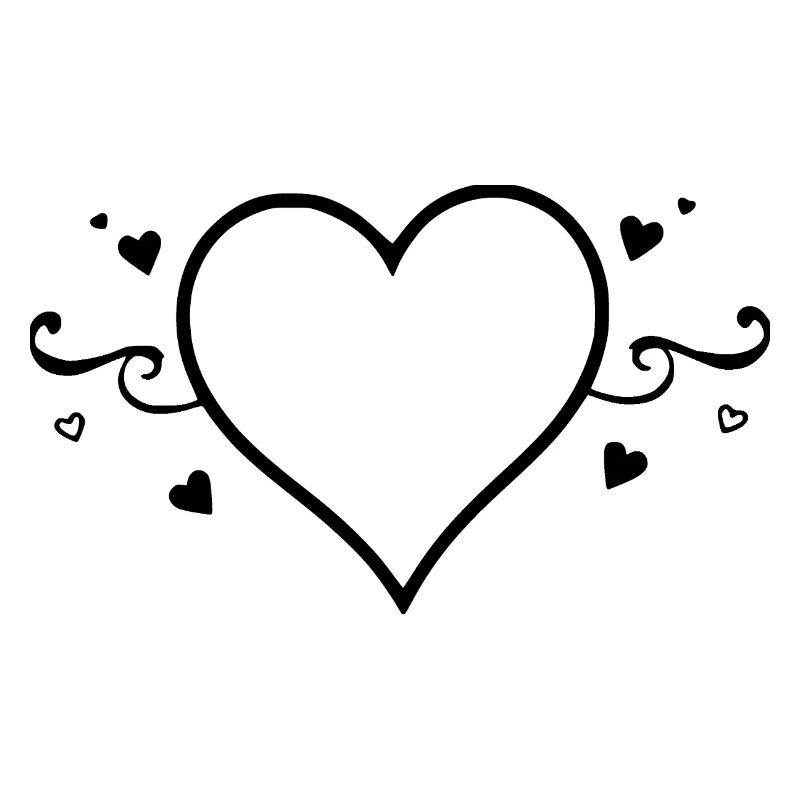 Black Heart Valentine's Day Gift