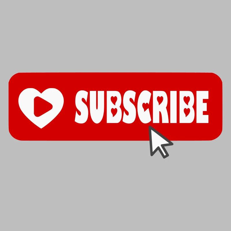 Fabulous YouTube Channel Subscribe Button Icon