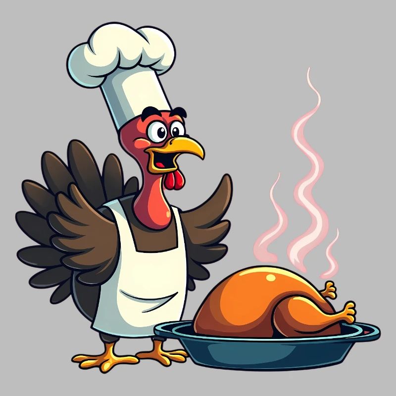 Cuisinier de dinde de Thanksgiving