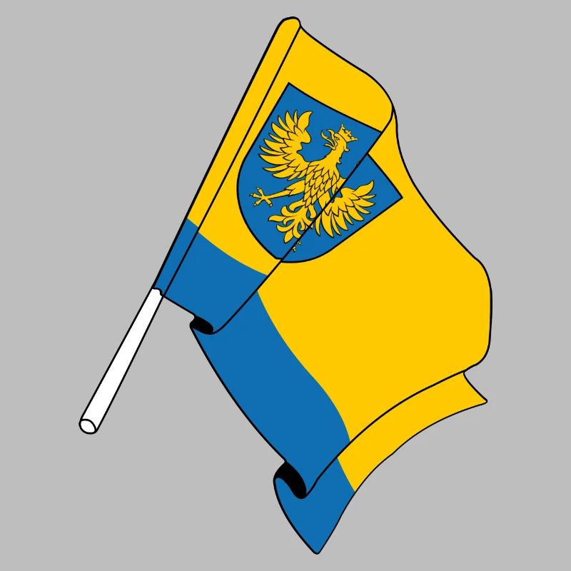 Drapeau Opole Pologne