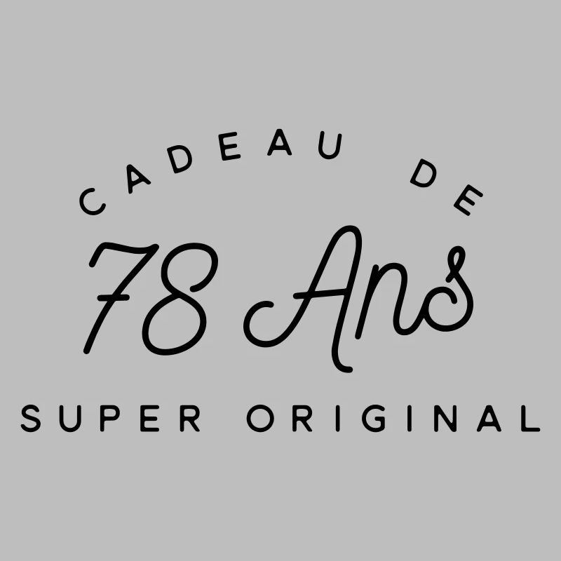 Cadeau 78 ans 