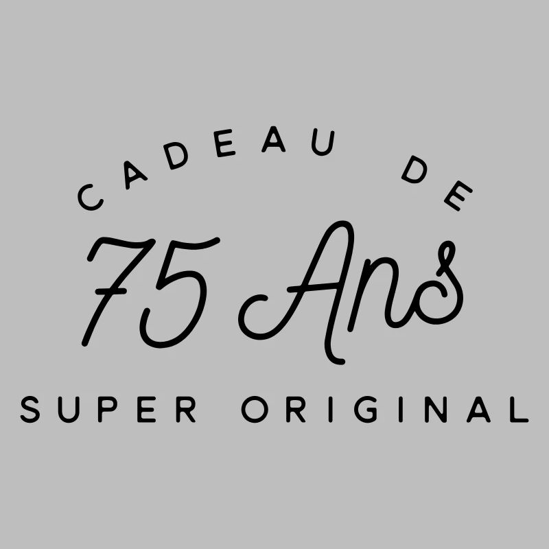 Cadeau 75 ans 