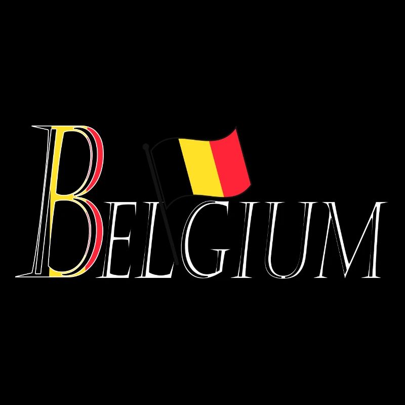 Flag Belgium: an elegant patriotic appearance