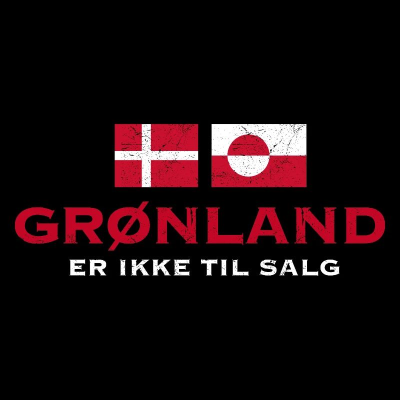 Greenland Flag Distress Unity