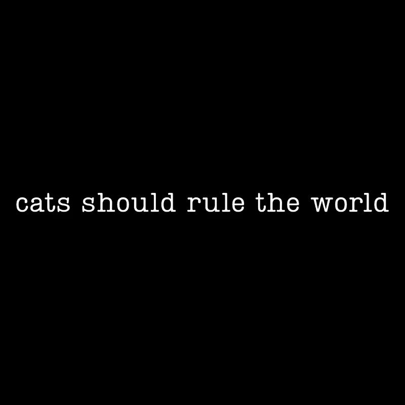 Les chats devraient dominer le monde