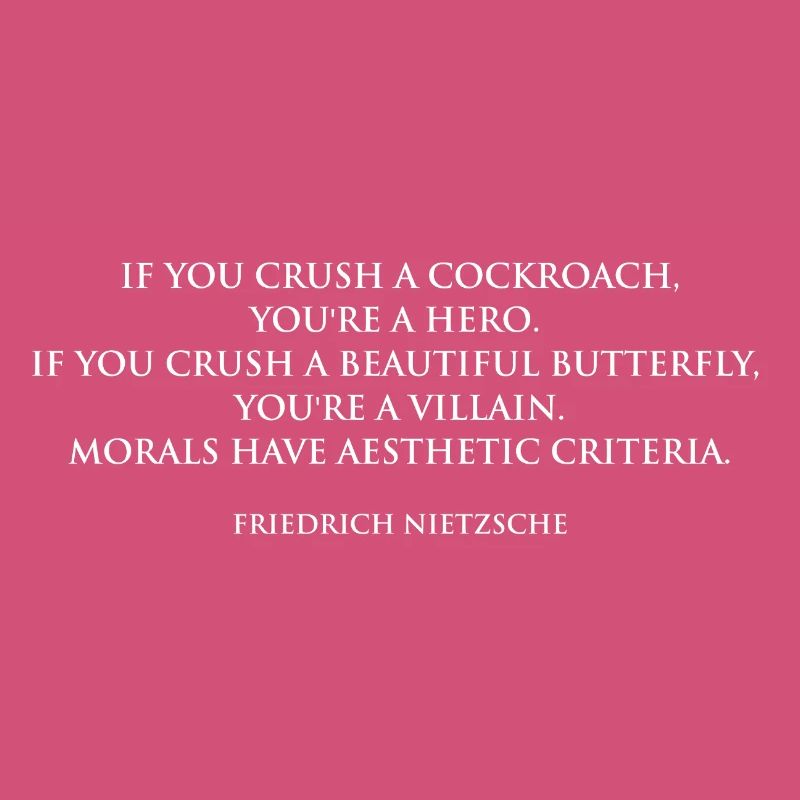 Ästhetische Moral: Nietzsche Zitat Geschenk