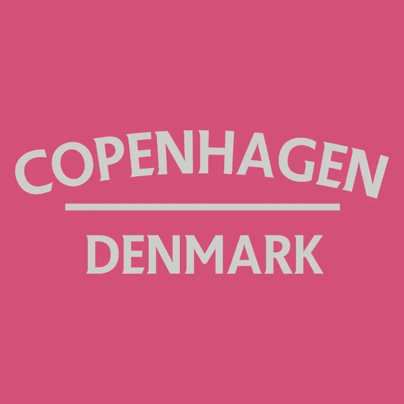 Copenhague – Danemark Textdesign