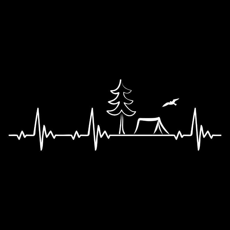 Camping Heartbeat for Camp Lovers