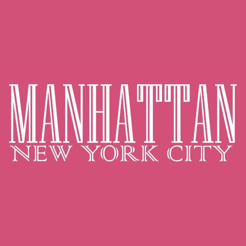 Impression de silhouette Manhattan Skyline