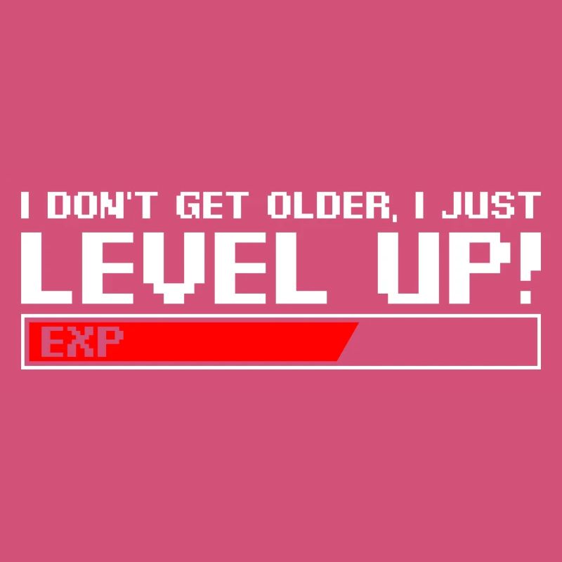 Retro Level Up Pixel Tee