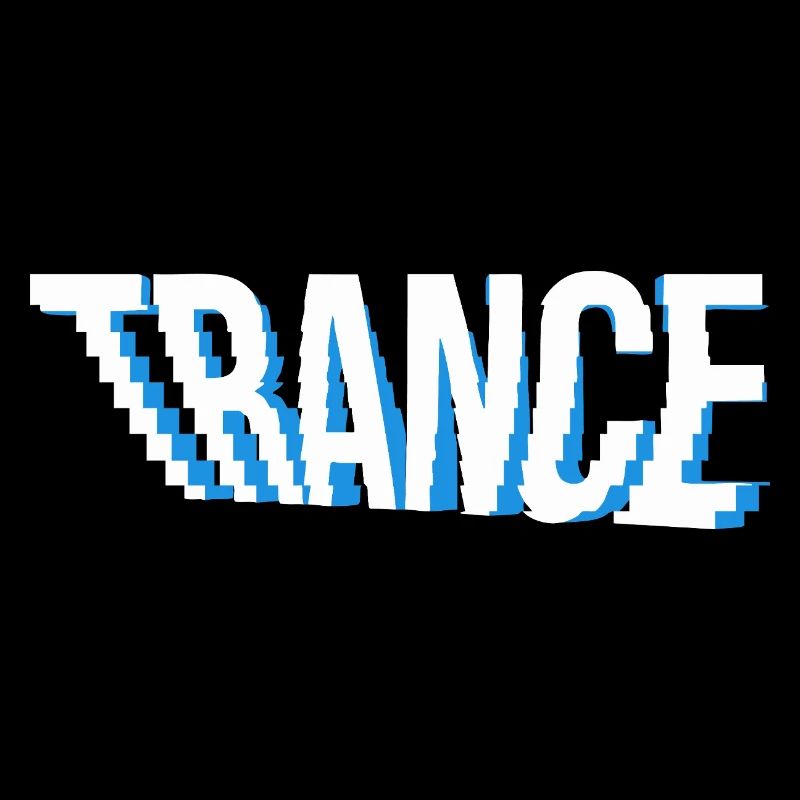 trance music logo design.
