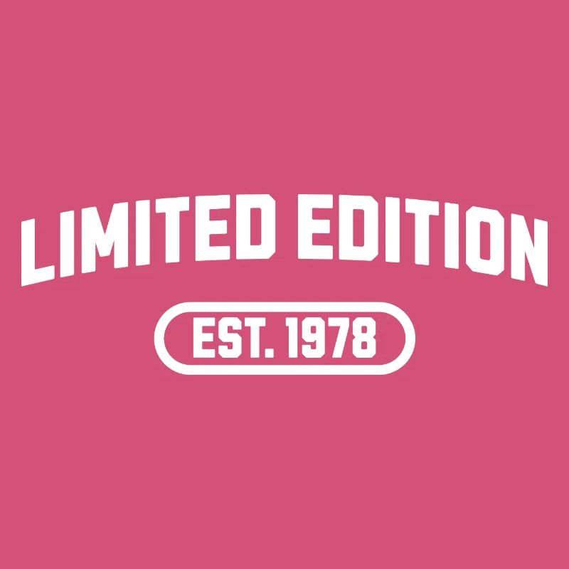 Limited Edition 1978 Geburtstag