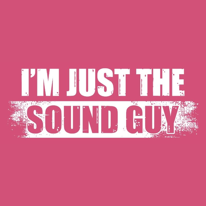 I'm just the sound guy Sound Engineer