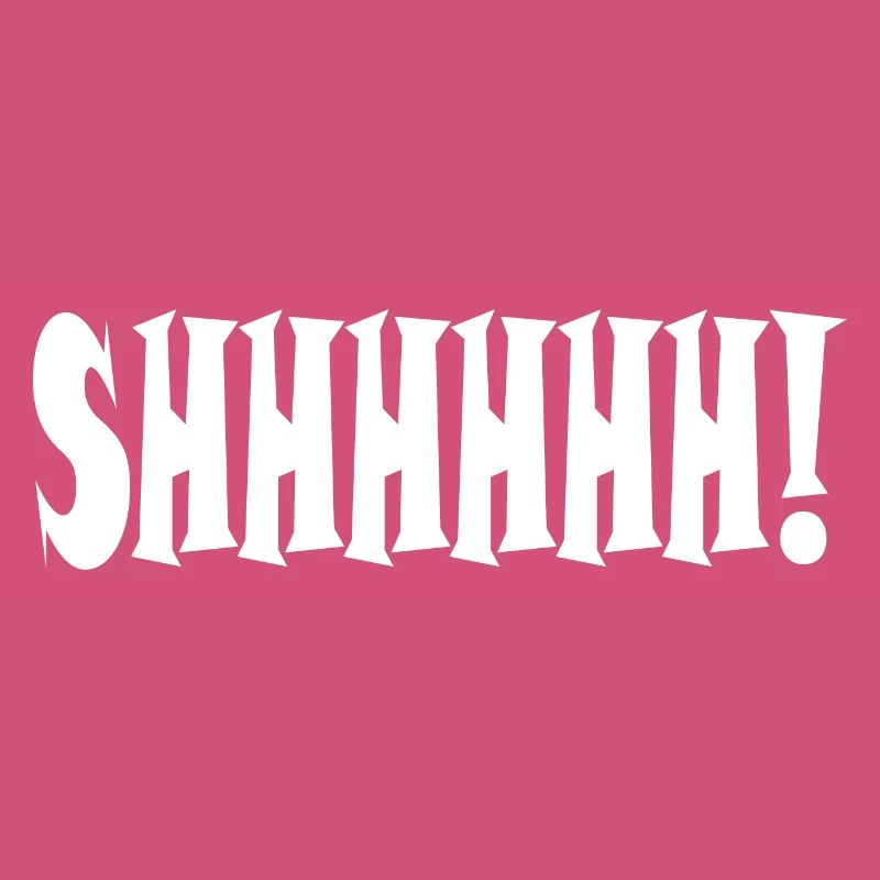 Chut ! Typographie minimaliste