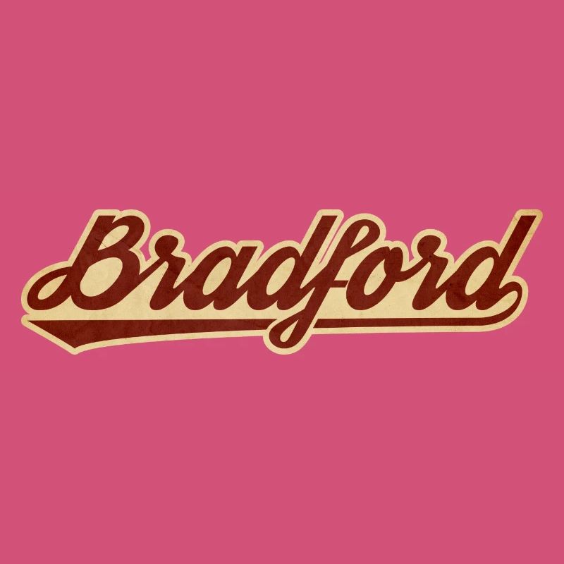 Bradford Vintage Script Logo