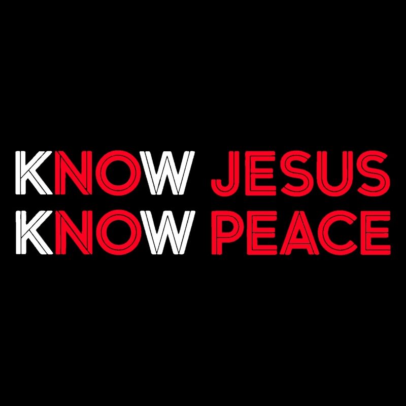 Know Jesus Know Peace Motiv
