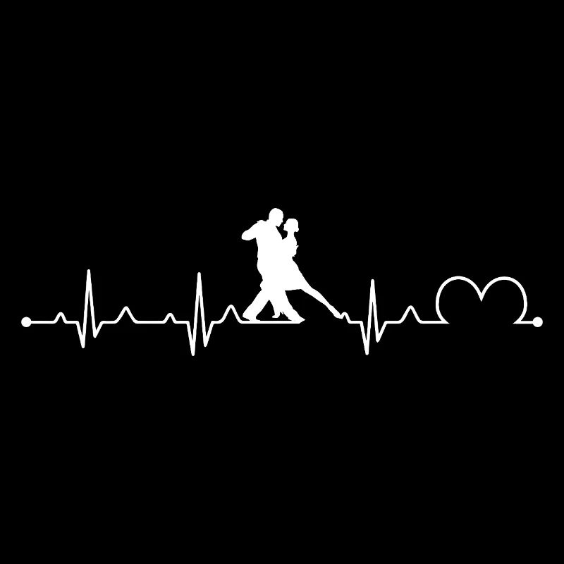 Tango Passion Silhouette – Vintage-Retro-Ballsaal