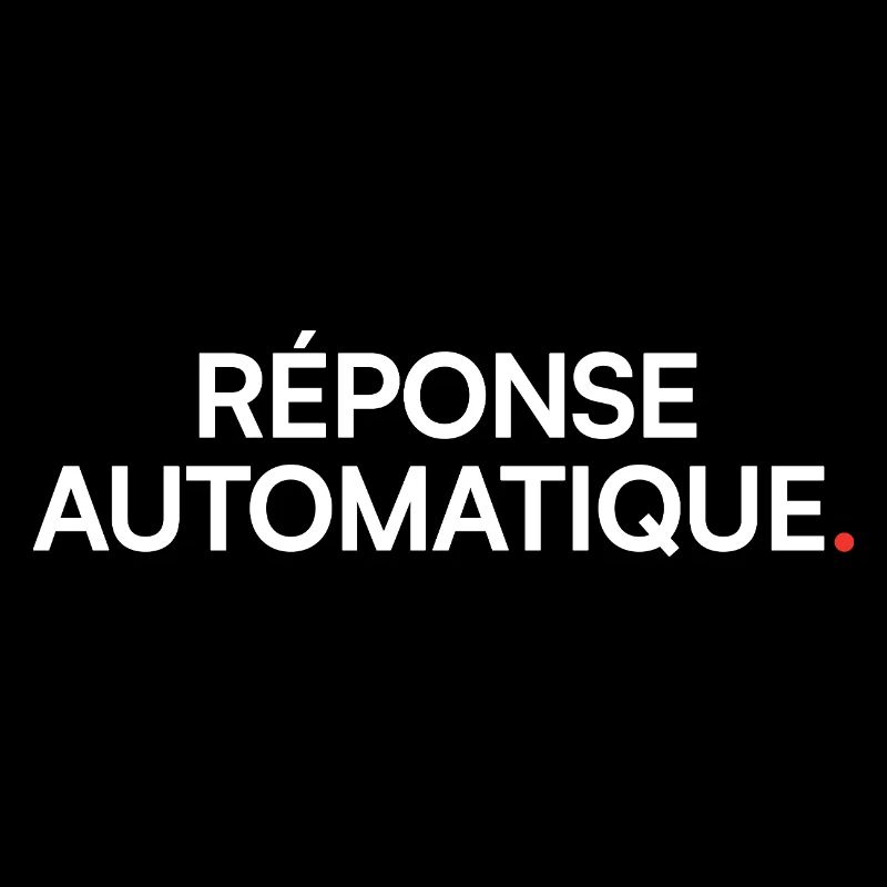 Réponse automatique humour bureau