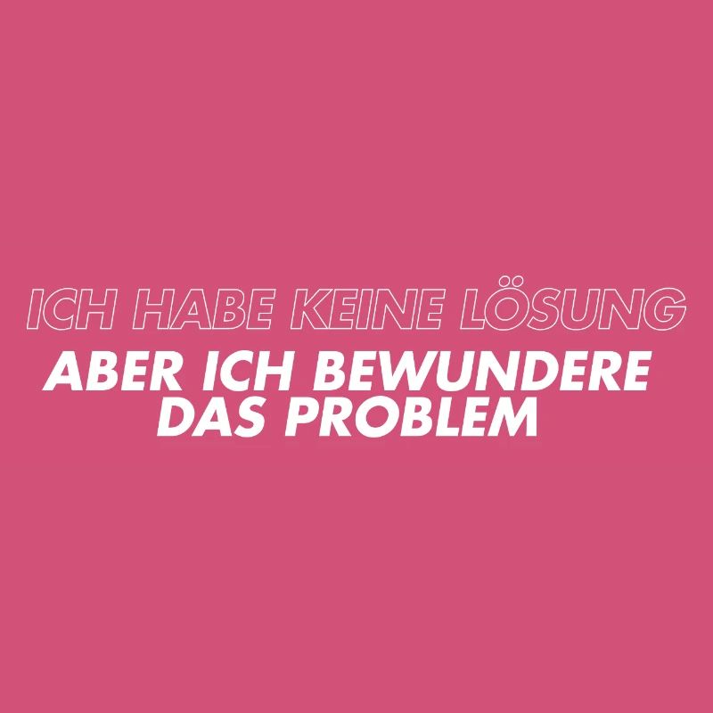Ich bewundere das Problem 