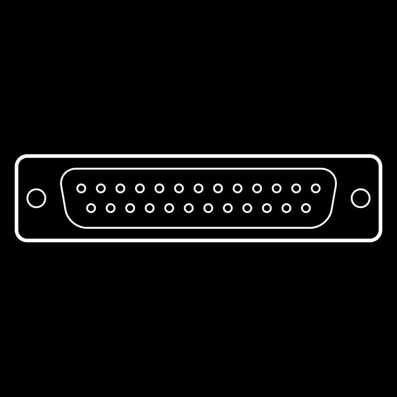 DB 25 Connector Parallel, Drucker