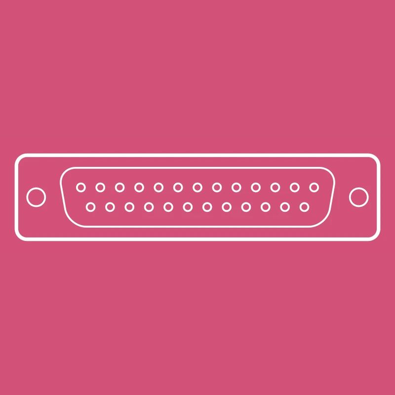 DB 25 Connector Parallel, Drucker