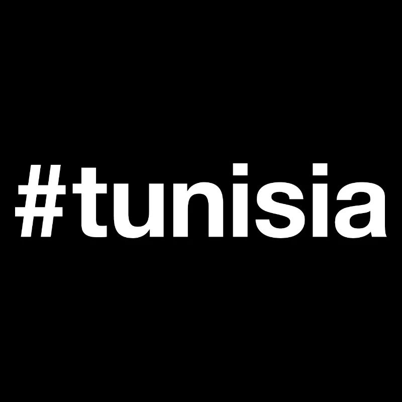 TUNISIA Hashtag Tunesien