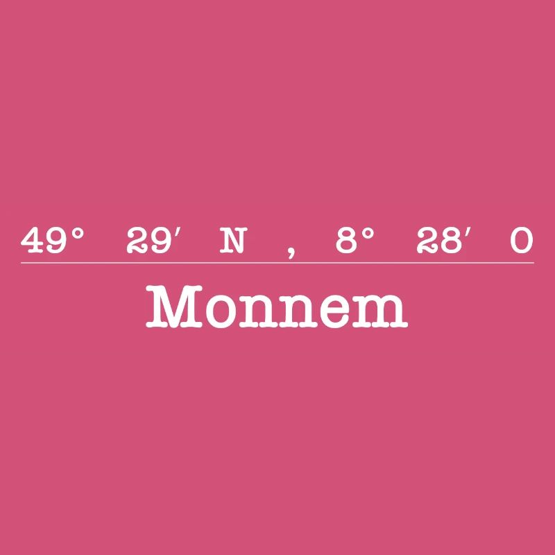 Coordinates of Monnem Mannheim Gift Idea