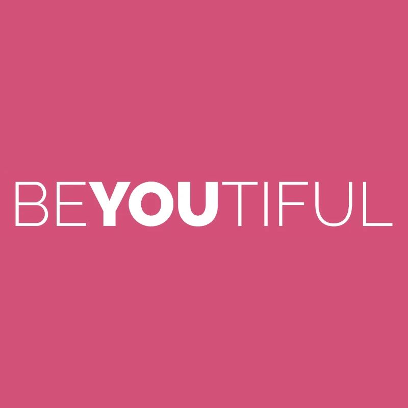 coole Sprüche beyoutiful Logo Text Typographie
