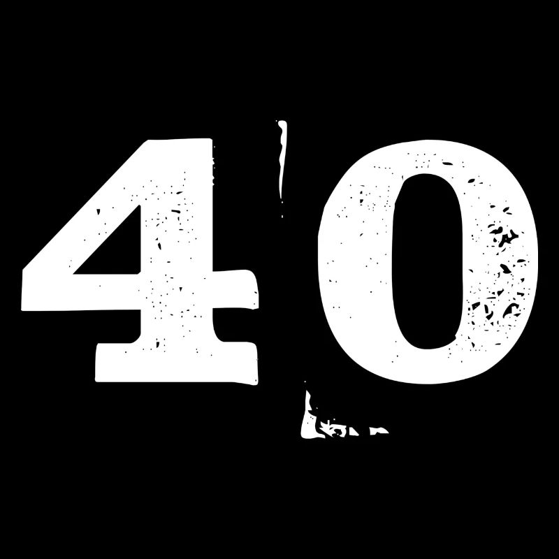 40 anniversaire rond