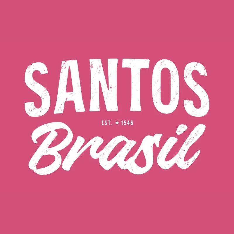 Santos Brasil Lettering