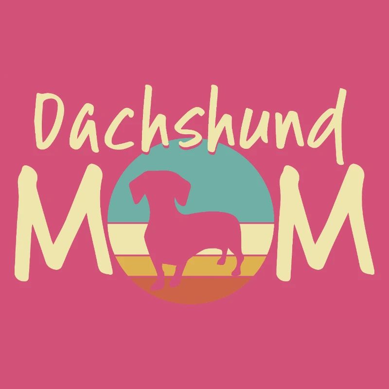 Dackel Mond Mutter Design