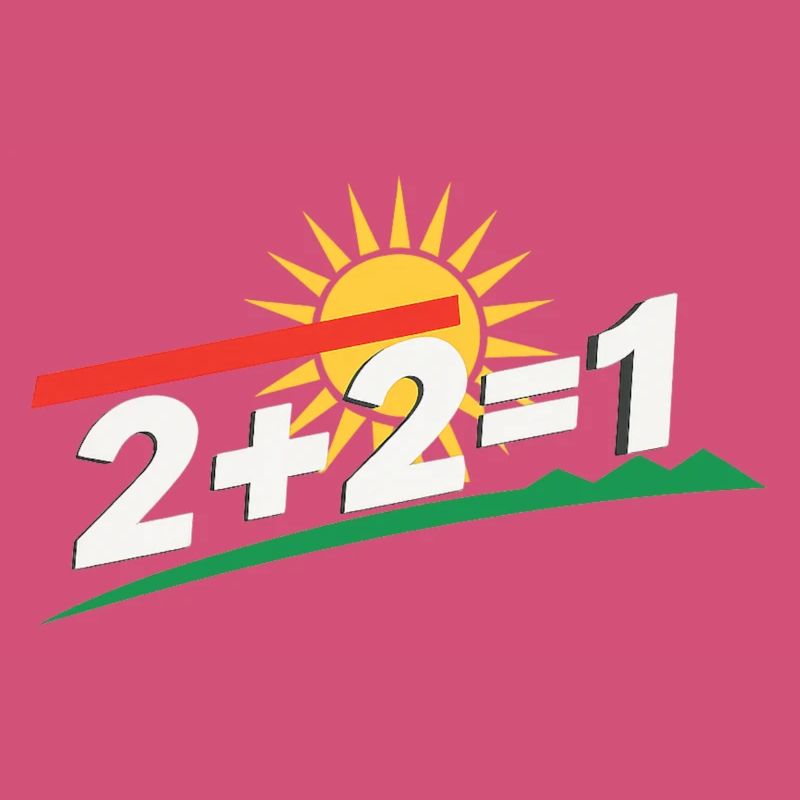 Déclaration du logo du soleil 2+2=1, Kurdistan
