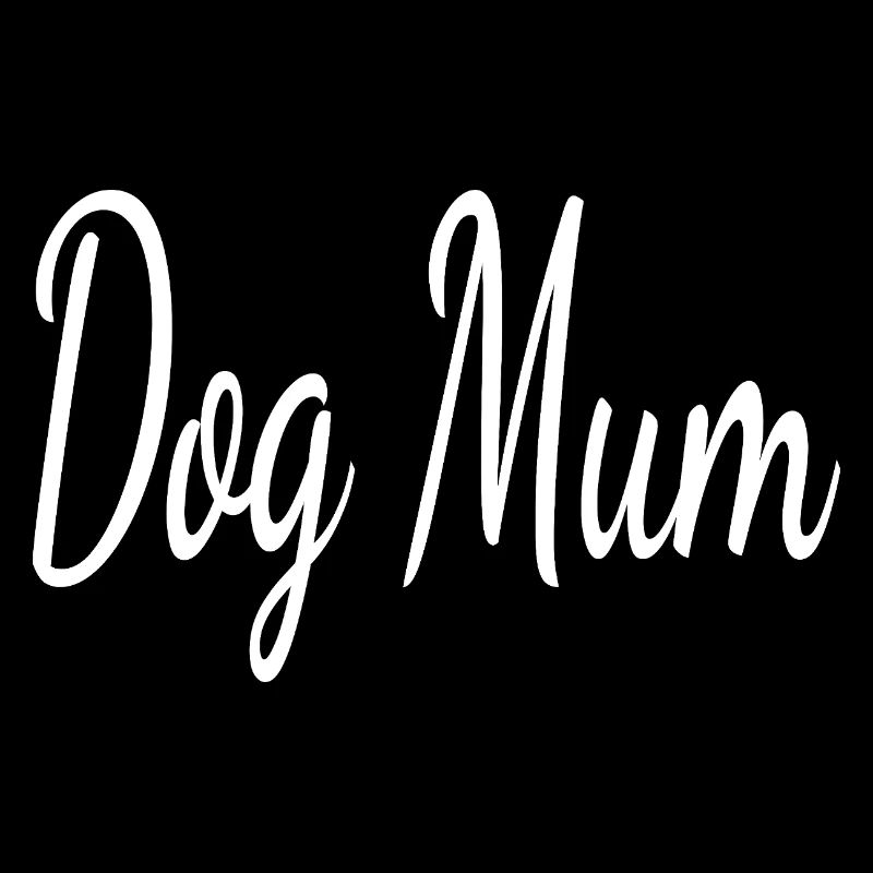 Maman de chien minimaliste – Blanc