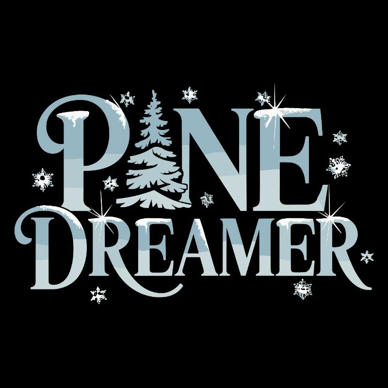 Forêt de sapins d’hiver Winterflakes de Pine Dreamer