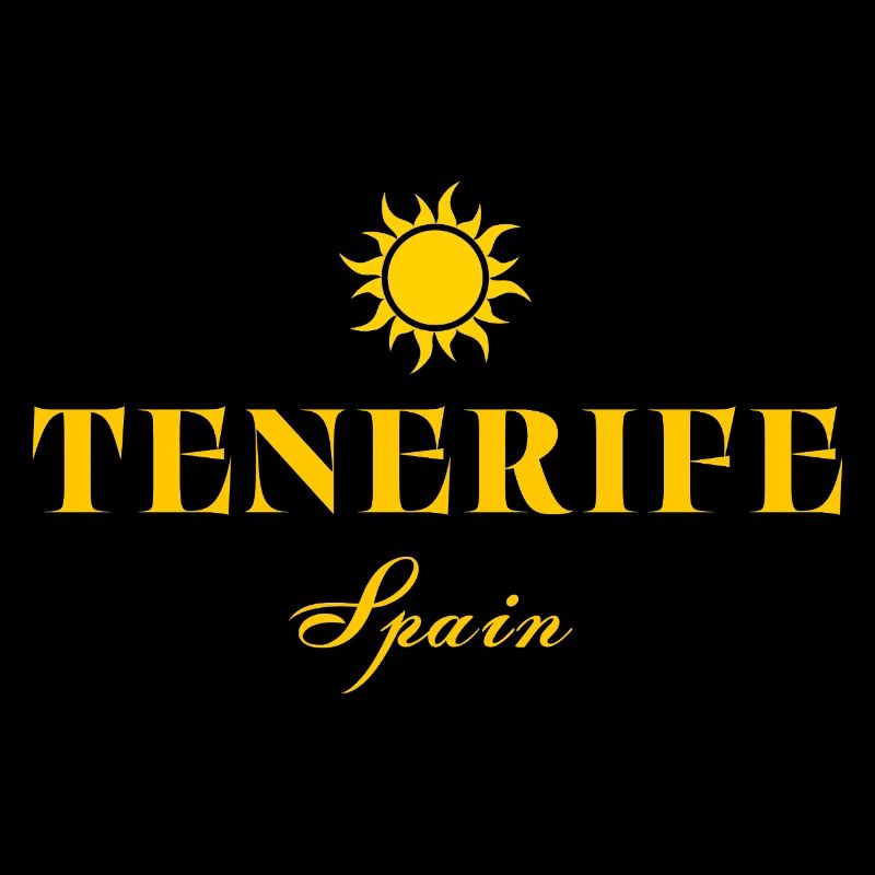 Typographie du soleil de Tenerife