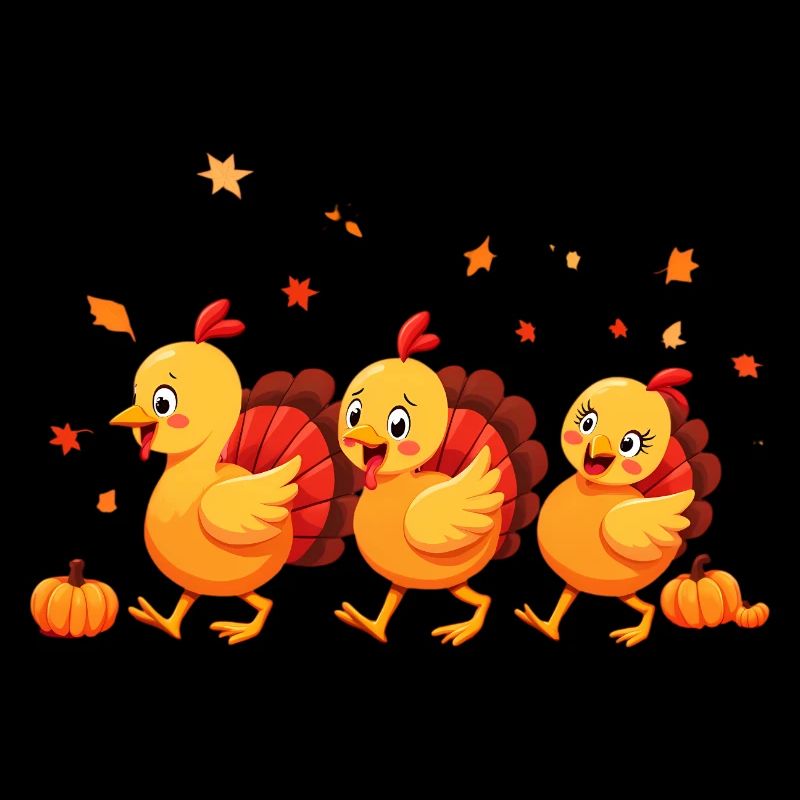 Bébé dinde de Thanksgiving