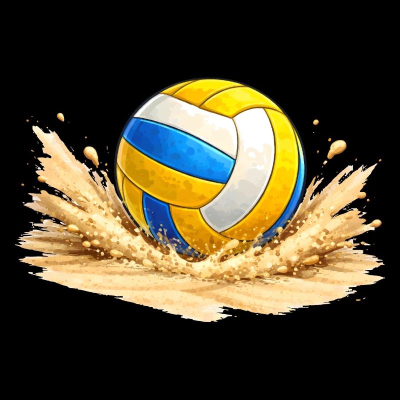 Volley-ball dans le sable sur la plage