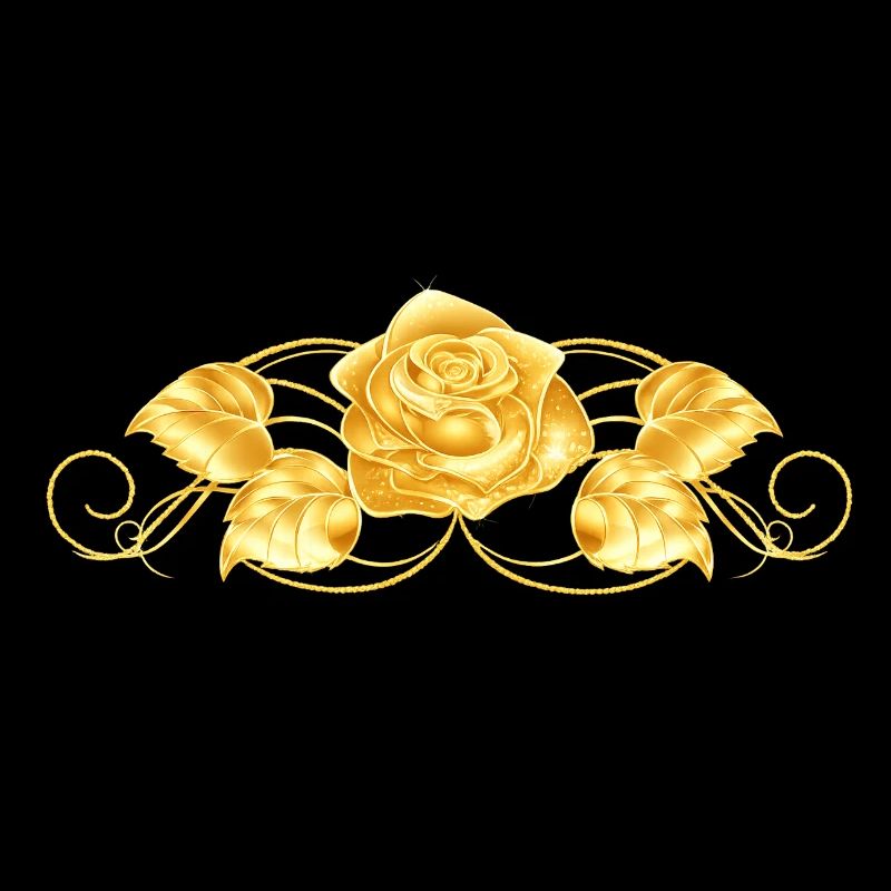 NEW -- Life In Full Bloom – Golden Rose Elegance.