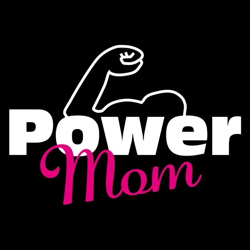 Power Mom blanc-rose
