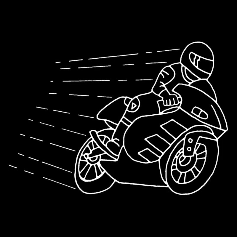 Le spectre du motard