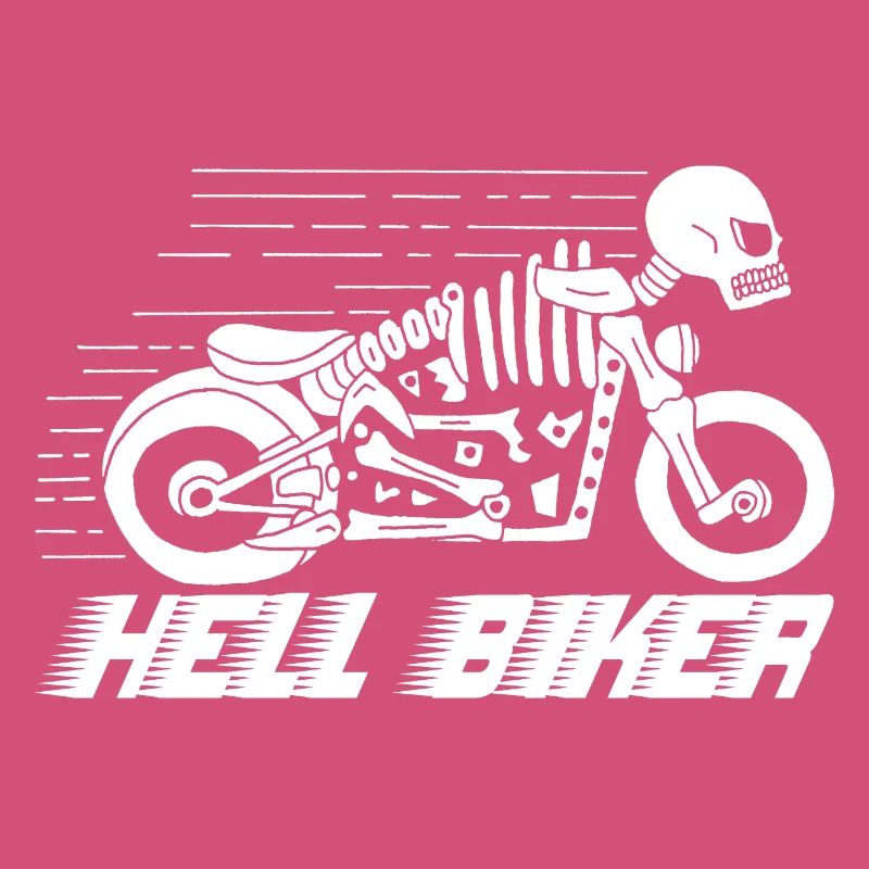 Skeleton biker
