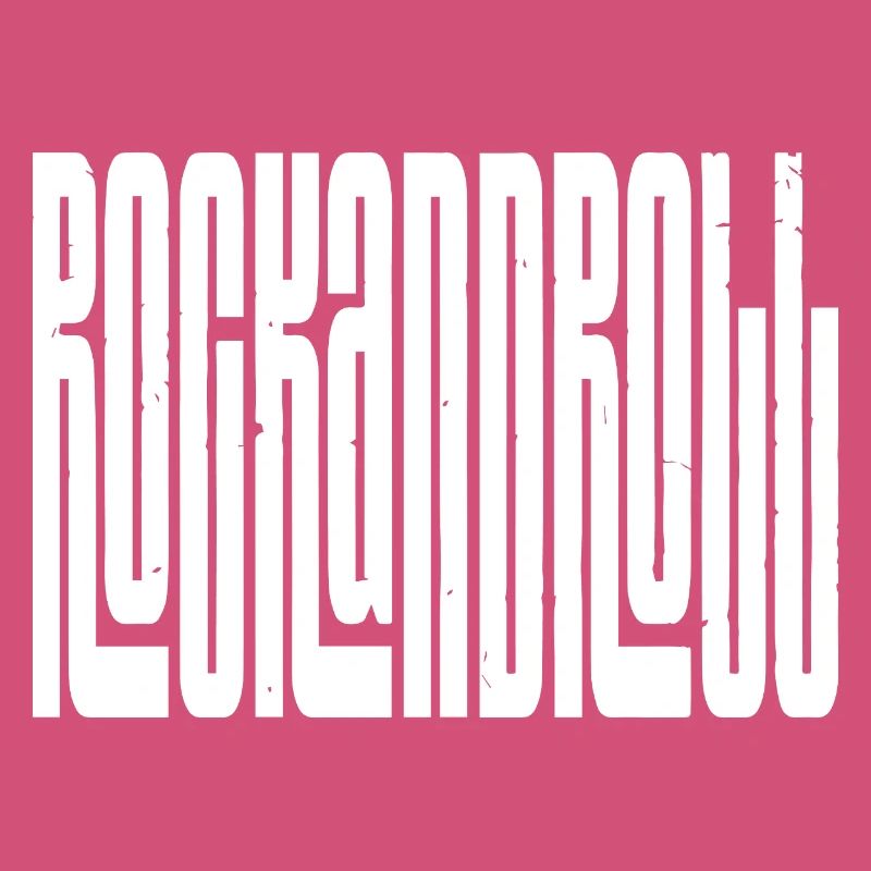 rock and roll bold logo design
