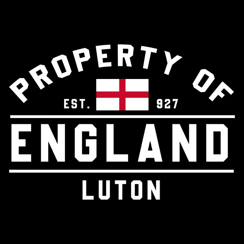 Luton-Emblem mit England-Motiv