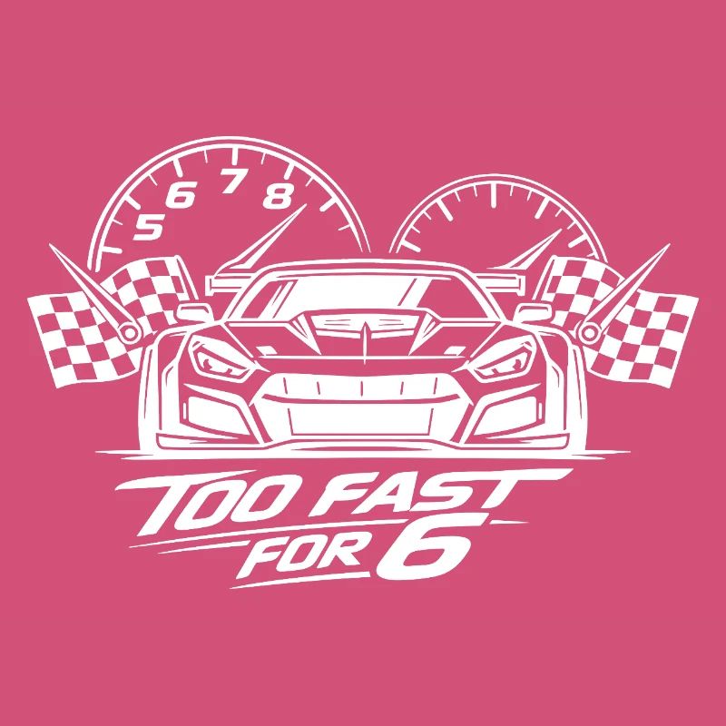 Trop rapide pour une voiture de course de 6