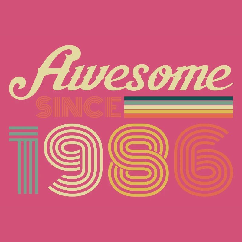 Awesome since 1996 retro vibe