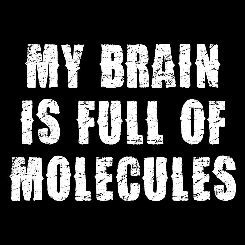 Un cerveau plein de molécules