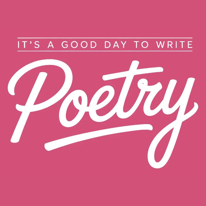 Poetry Script Monochrome Tee