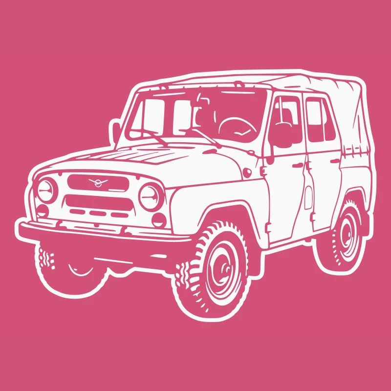 UAZ Geländefahrzeug (Differenzbild)